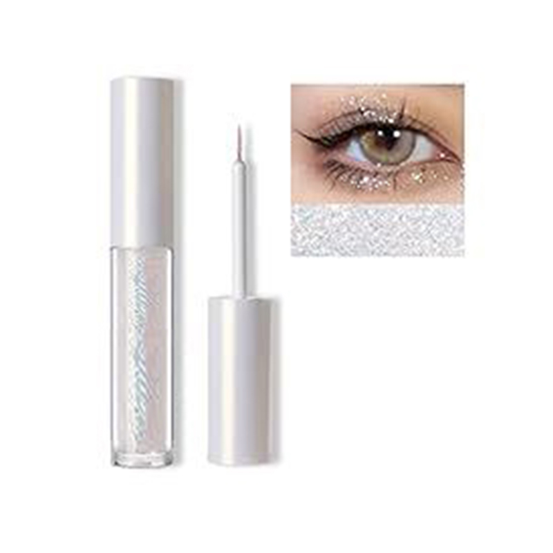 Schimmernder metallischer flüssiger Glitzer-Lidschatten-Eyeliner