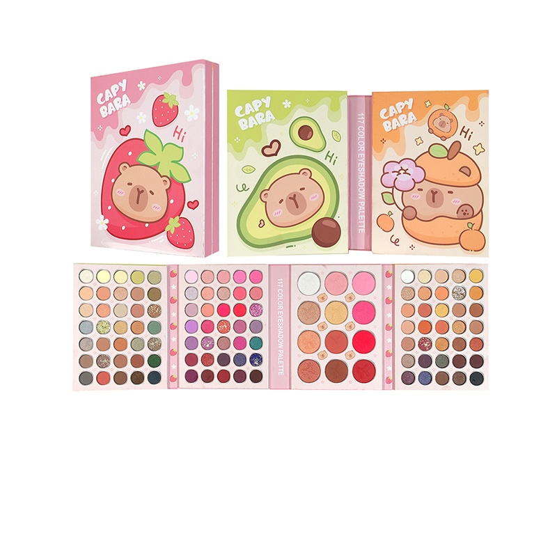 117 Farbe lang anhaltende Lidschattenpalette