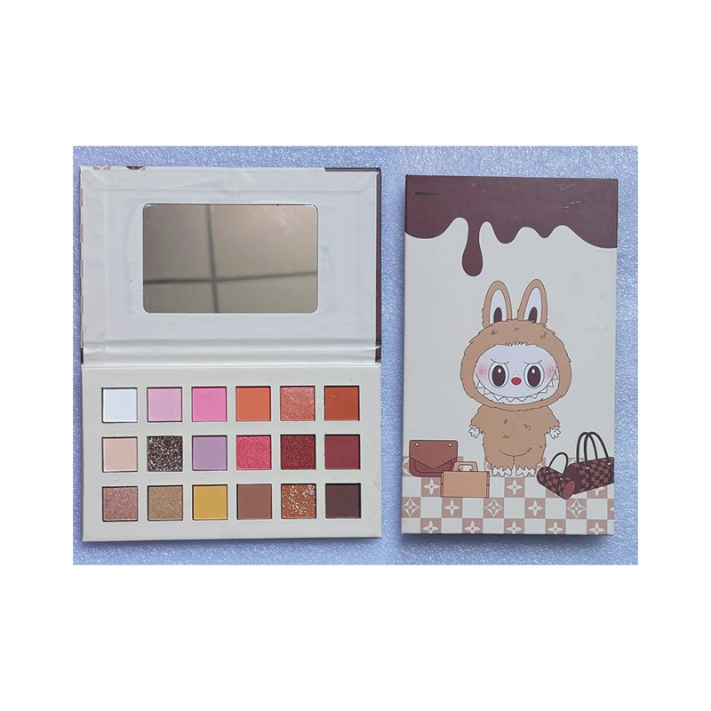 18 Farben feiner Pulver langlebiger Lidschatten