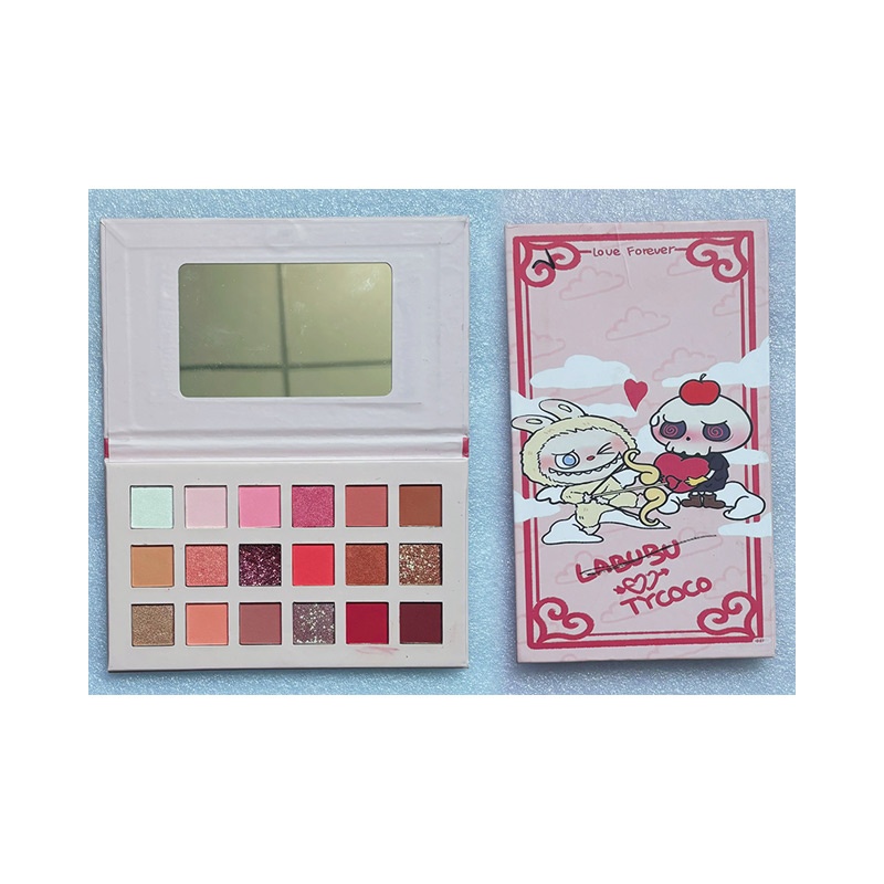 18 Farben wasserdicht und schweißfestem Lidschatten