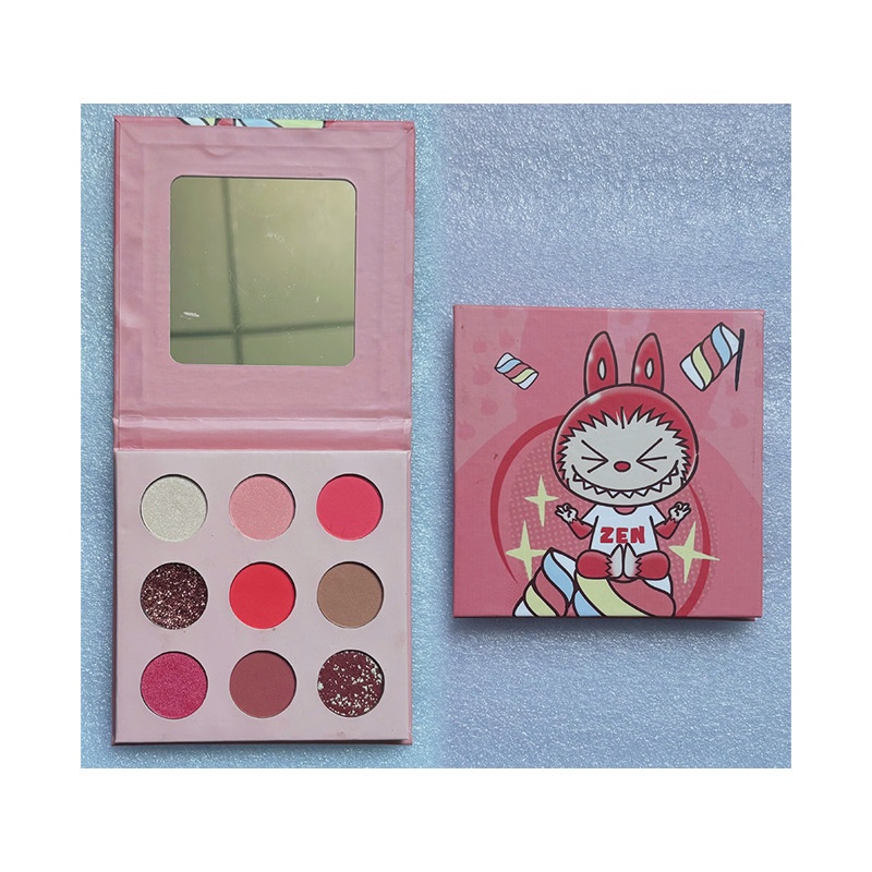 9 Farben milder und nicht reizender Lidschatten