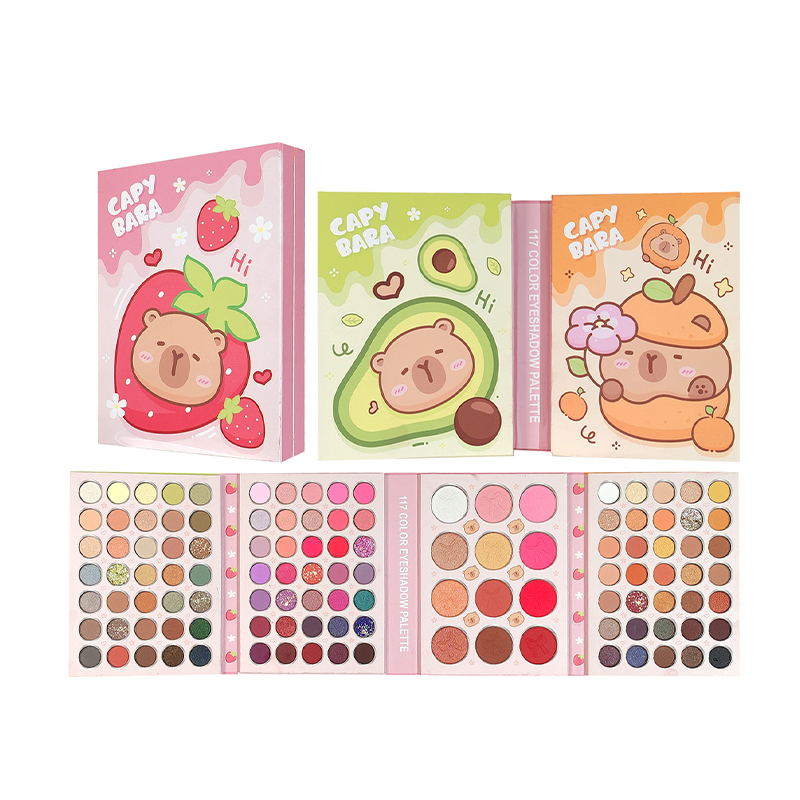 Reisefreundliches 117-Farben-Lidschatten-Kit für alle Tage